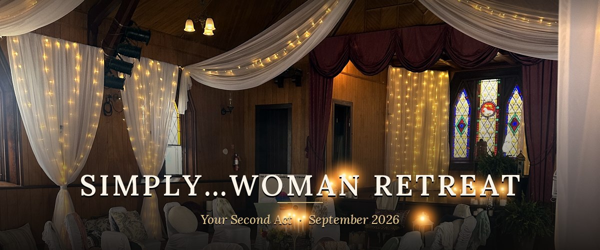Simply…Woman Retreat, September 2026 — candlelit gathering