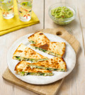 Stuffed Avocado Pesto Quesadilla