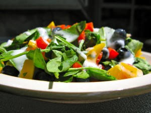 creating variations like blueberry and mango keep this salad tasting fresh all summer!