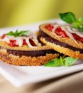 portobello “parmesan” cutlets from the healthy voyager
