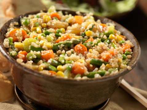 The Healthy Voyager: Quinoa Vegetable Fried Rice - Simply Woman ...