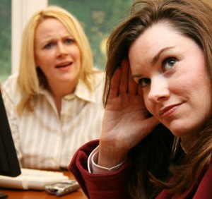 two women arguing at work  sx