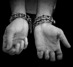 Chained hands