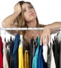 woman clothing rack