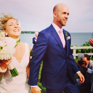Kate Northup and her husband at their wedding