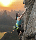 woman climbingh