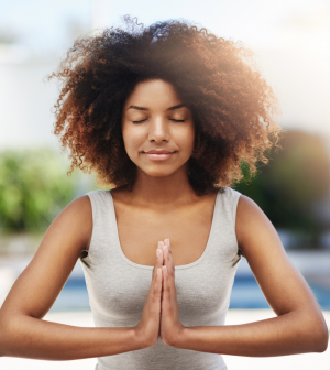 Simply Woman - Woman Meditating