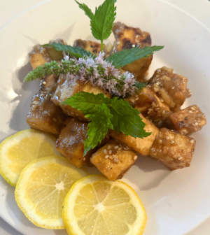 Sticky Lemon Tofu